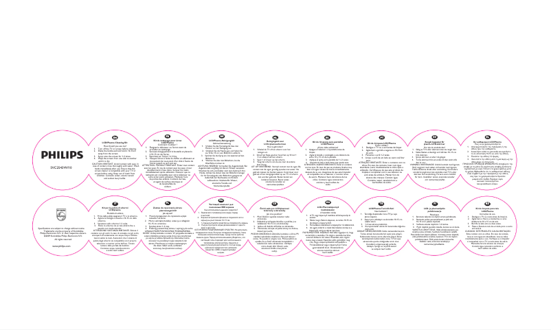 Imagen de la primera página del manual del dispositivo SVC2543W