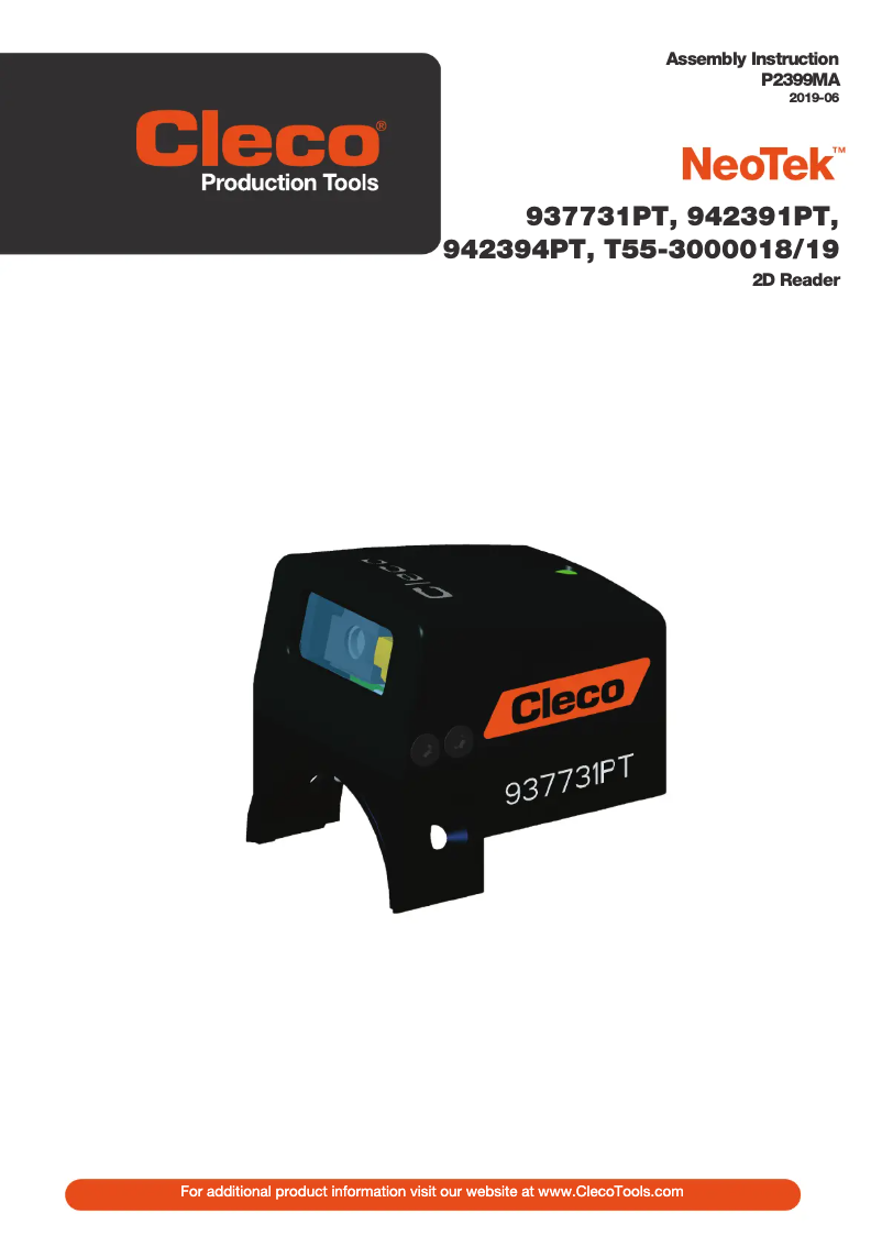 Image de la première page du manuel de l'appareil NeoTek T55-3000018