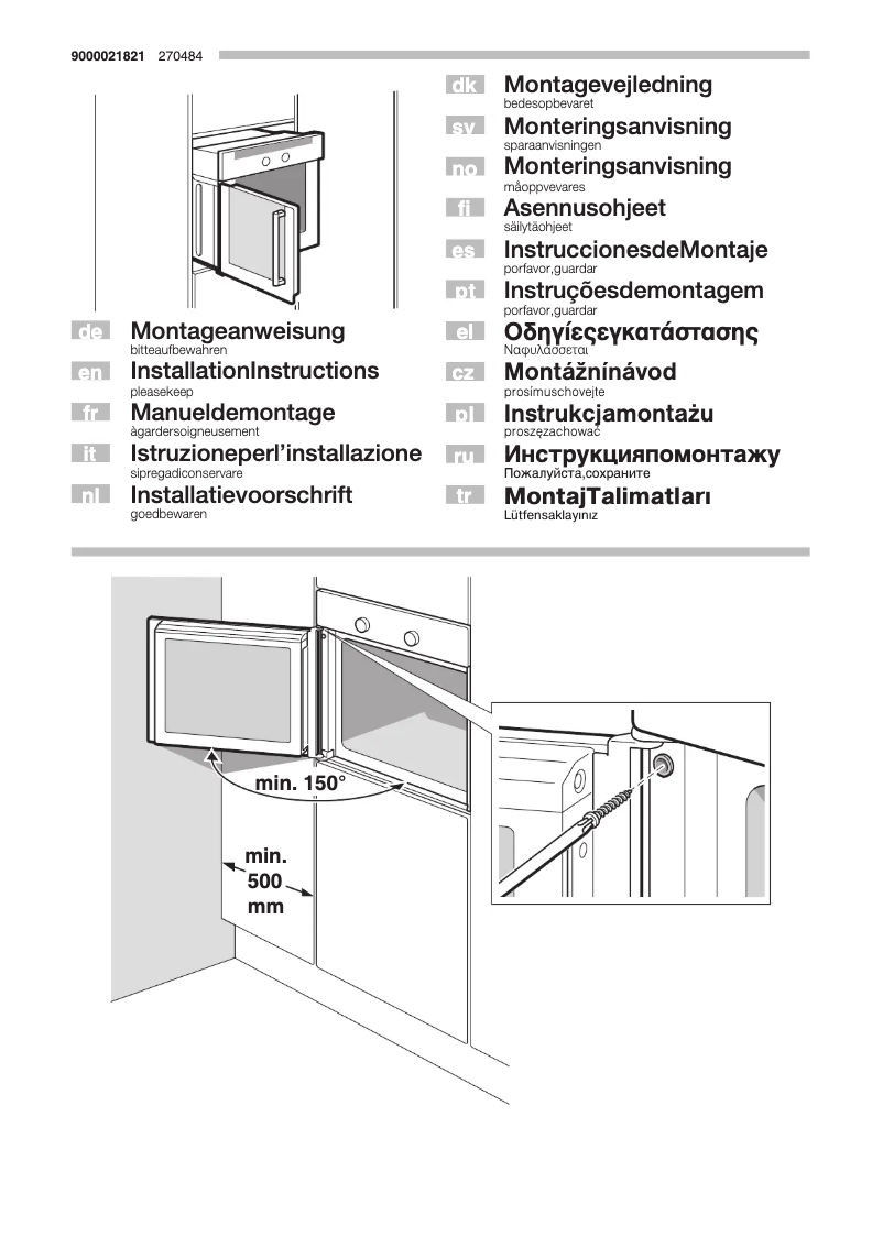 Page n°1 - Manuel utilisateur Siemens HB43LS551E