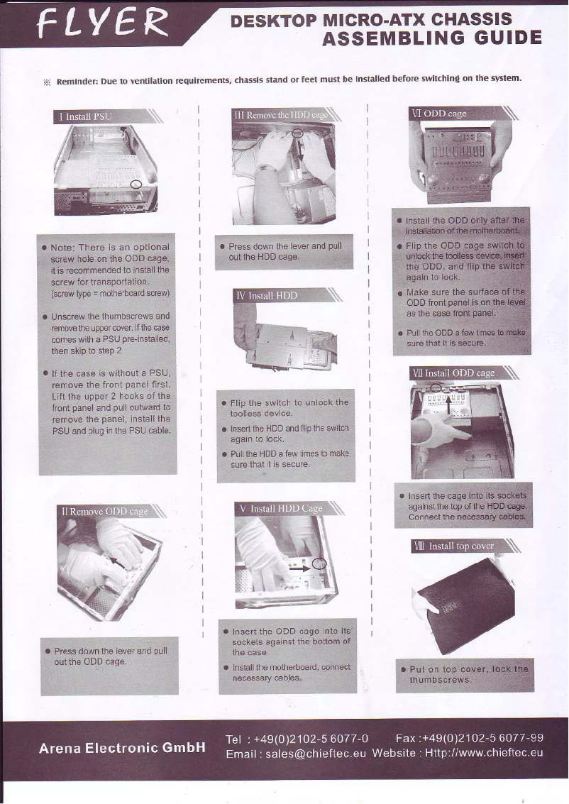 Imagen de la primera página del manual del dispositivo FN-01B