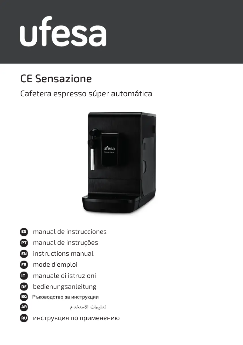 Page n°1 - Manuel utilisateur Ufesa Sensazione