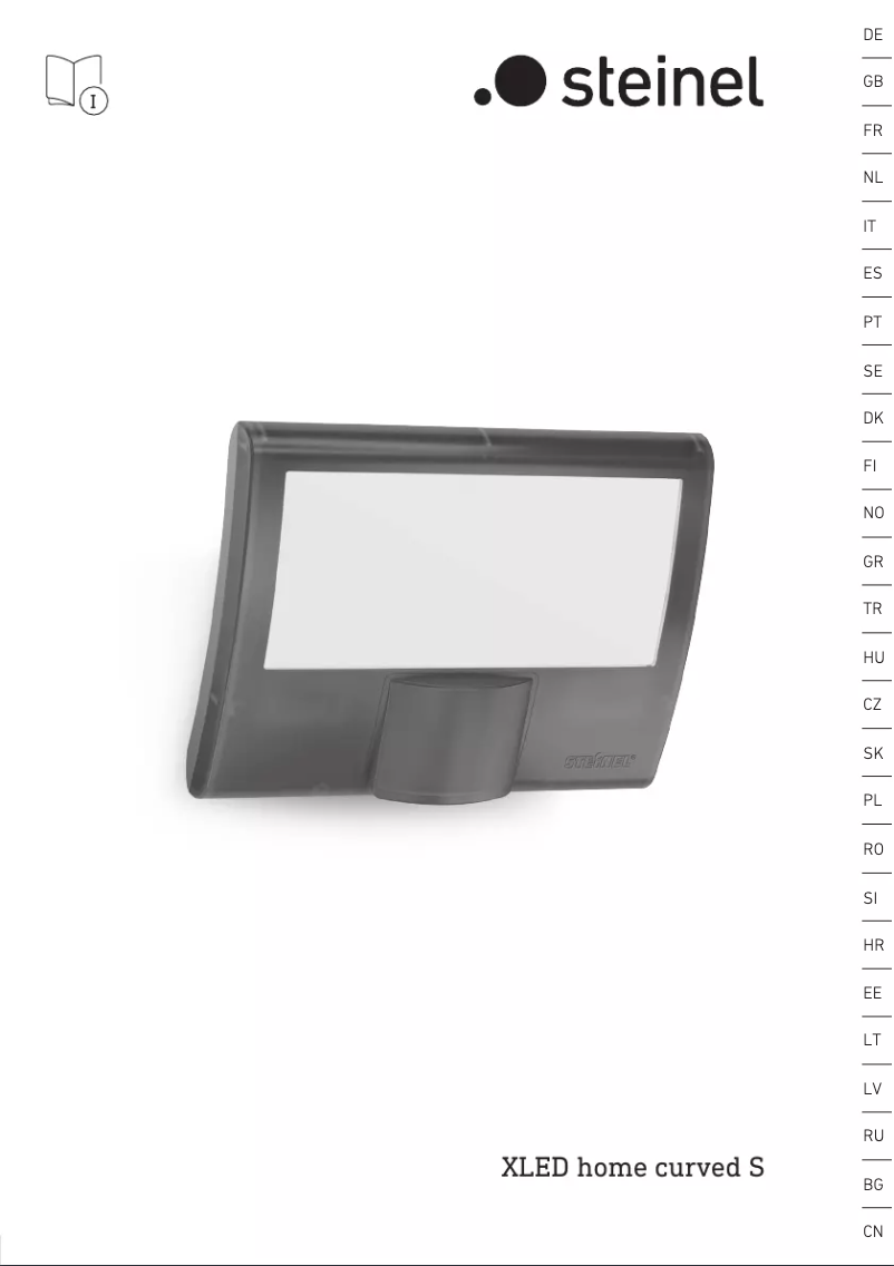 Image de la première page du manuel de l'appareil XLED home curved S