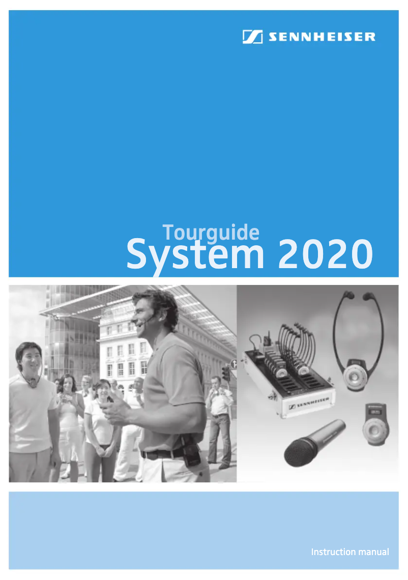 Page n°1 - Manuel utilisateur Sennheiser Tourguide System 2020