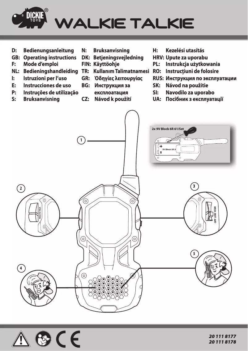 Image de la première page du manuel de l'appareil Police