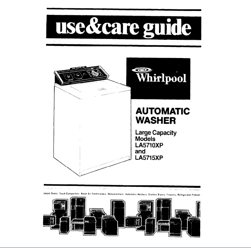 Page n°1 - Manuel utilisateur Whirlpool LA5715XP