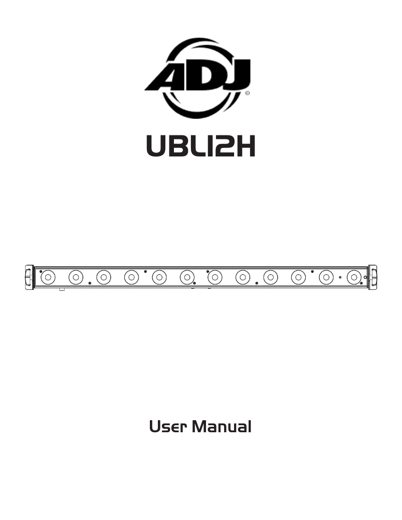 Image de la première page du manuel de l'appareil UBL12H
