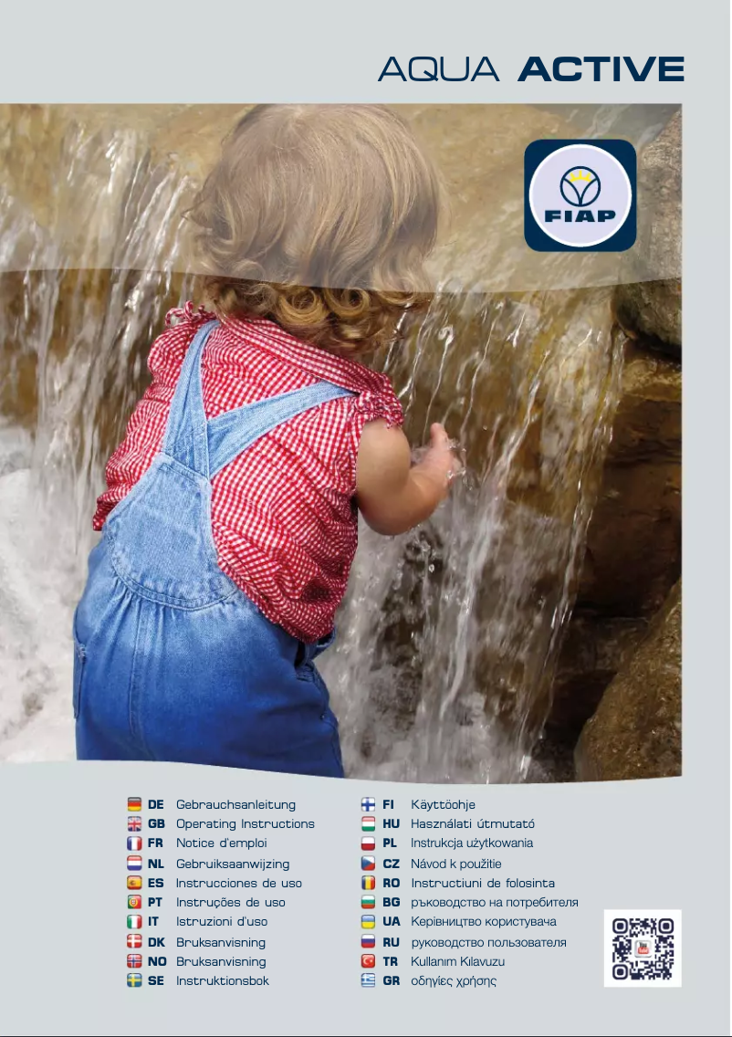 Image de la première page du manuel de l'appareil Aqua Active Eco 4.500
