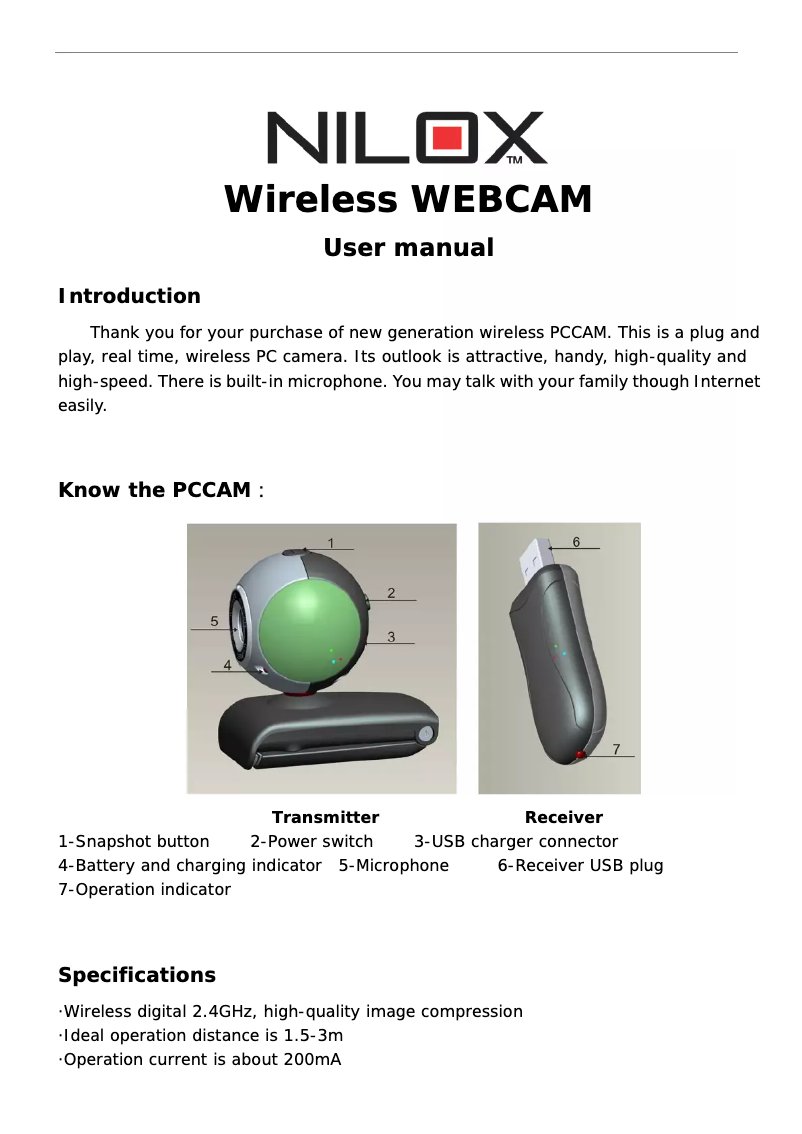 Image de la première page du manuel de l'appareil NX-300