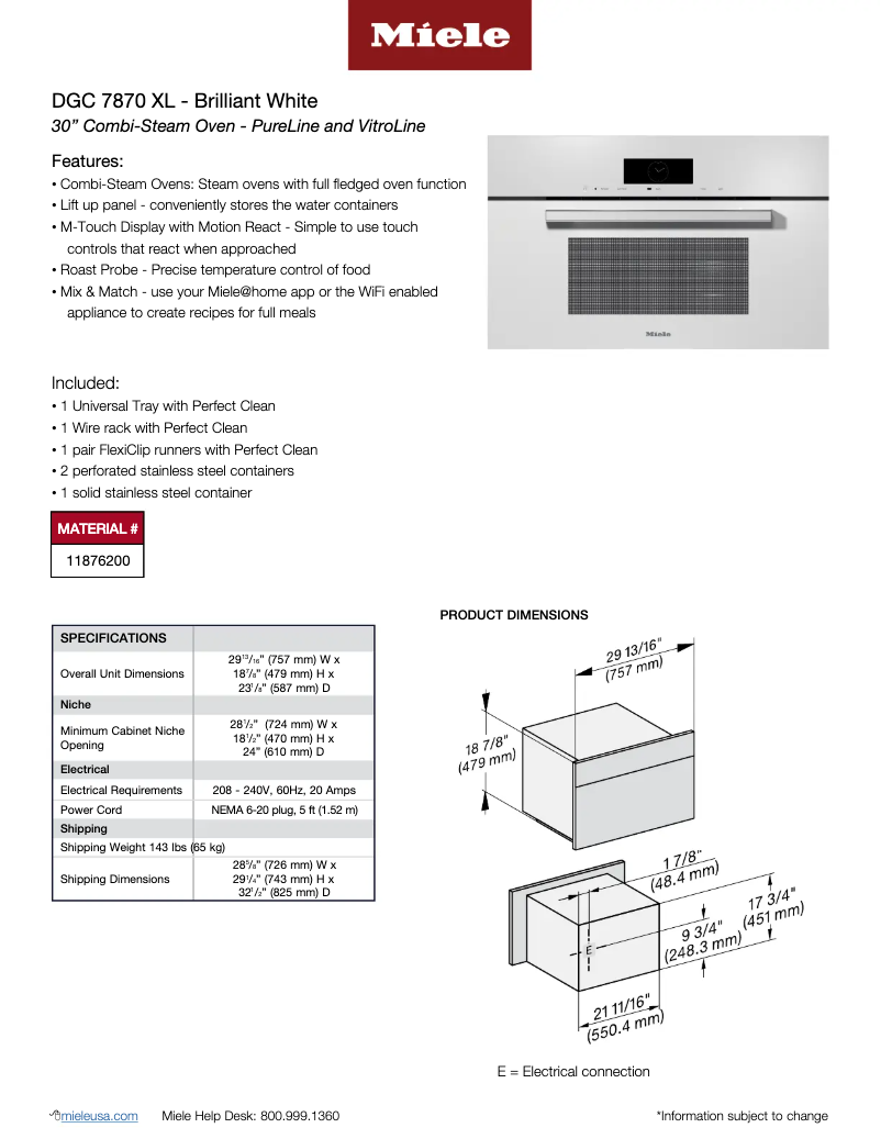 Image de la première page du manuel de l'appareil DGC 7870 BRWS XL