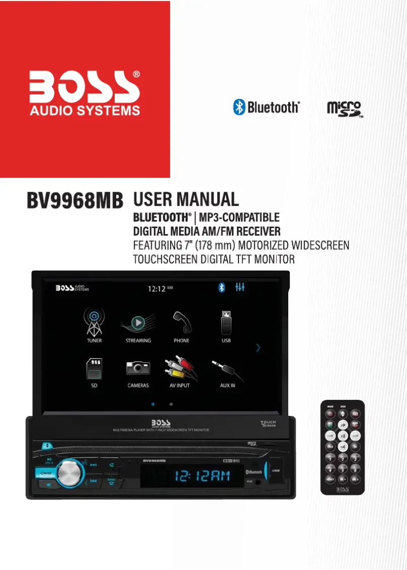 Image de la première page du manuel de l'appareil BV9968MB