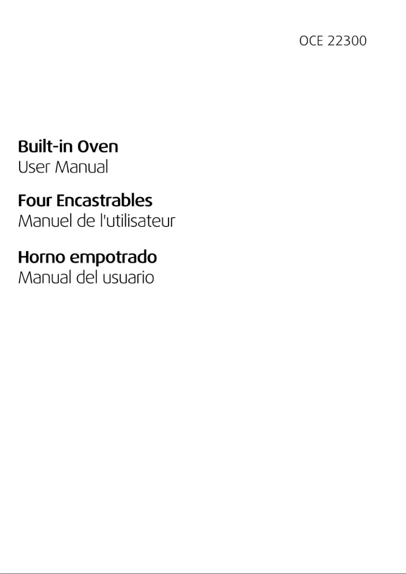 Page n°1 - Manuel utilisateur Beko OCE 22300 X
