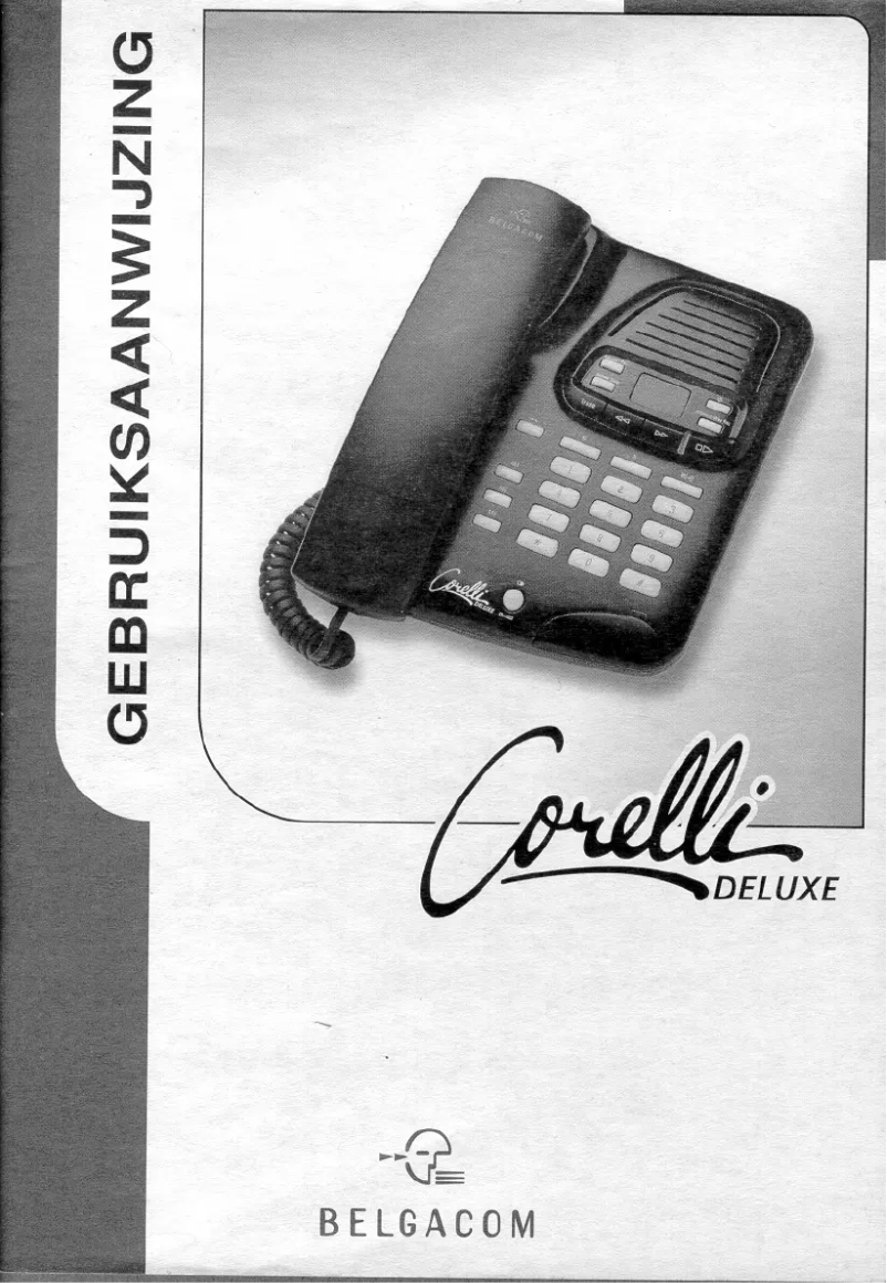 Page n°1 - Manuel utilisateur Belgacom Corelli Deluxe