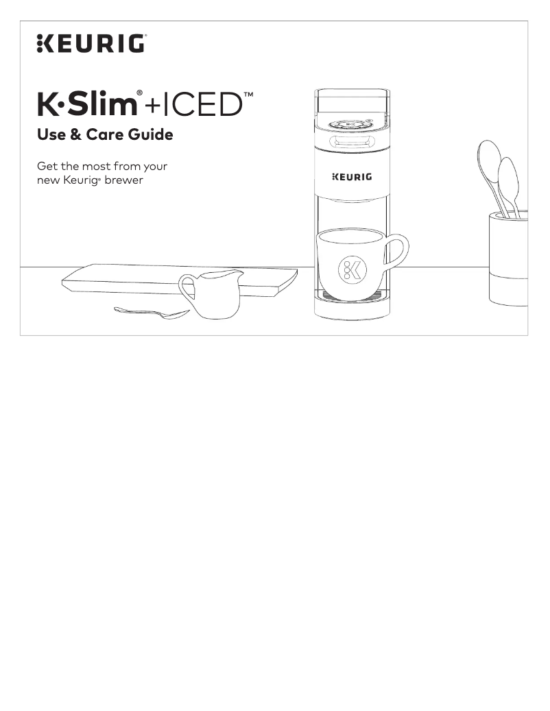 Page n°1 - Manuel utilisateur Keurig K-Slim + ICED