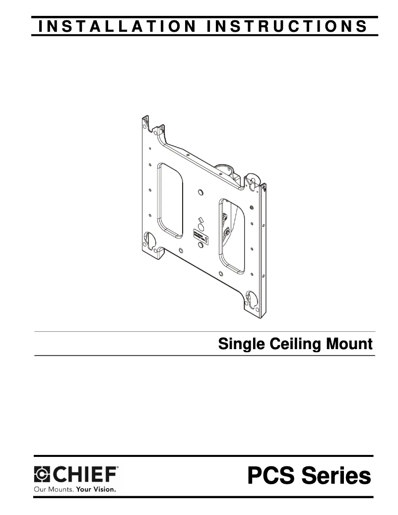 Page n°1 - Manuel utilisateur Chief PCS2133