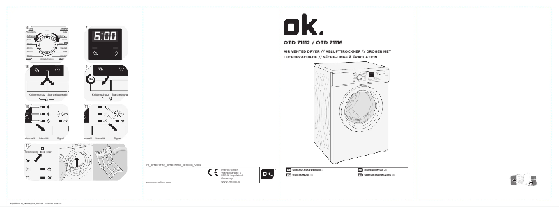 Page 1 de la notice Manuel utilisateur OK OTD 71112