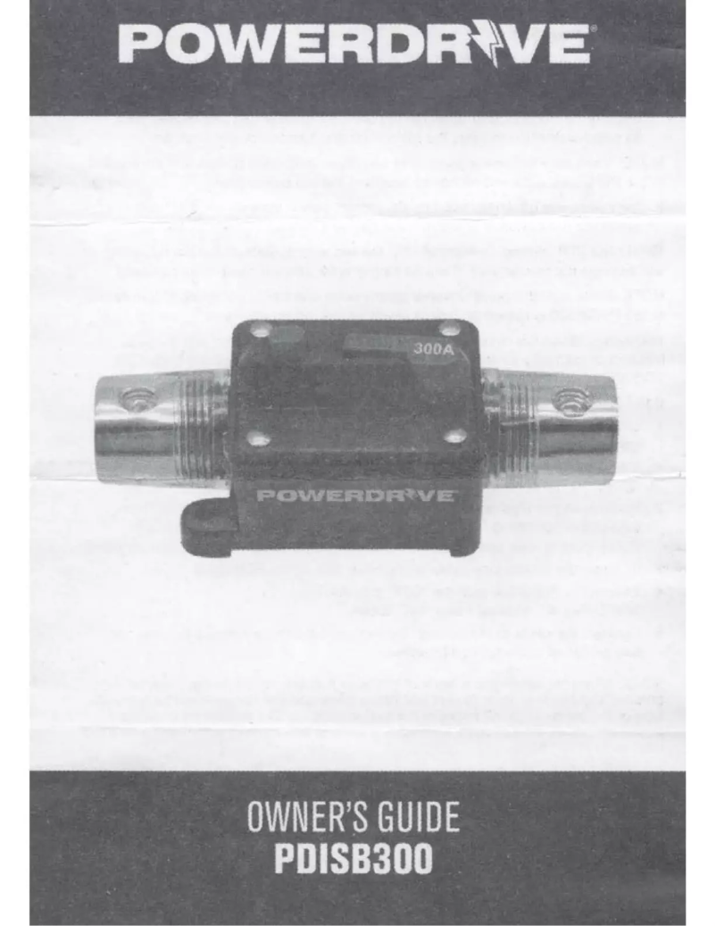Page 1 de la notice Manuel utilisateur PowerDrive PDISB300
