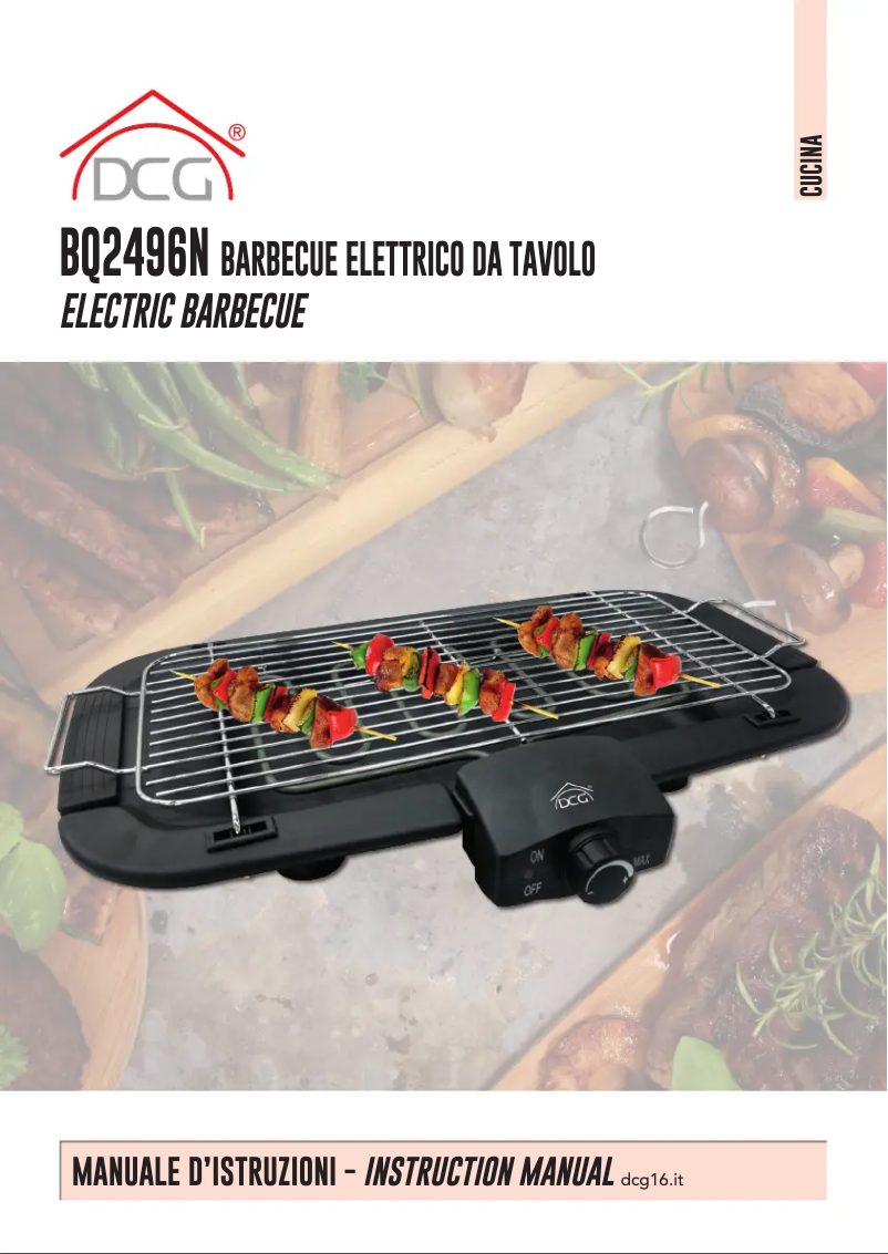 Page 1 de la notice Manuel utilisateur DCG BQ2496N