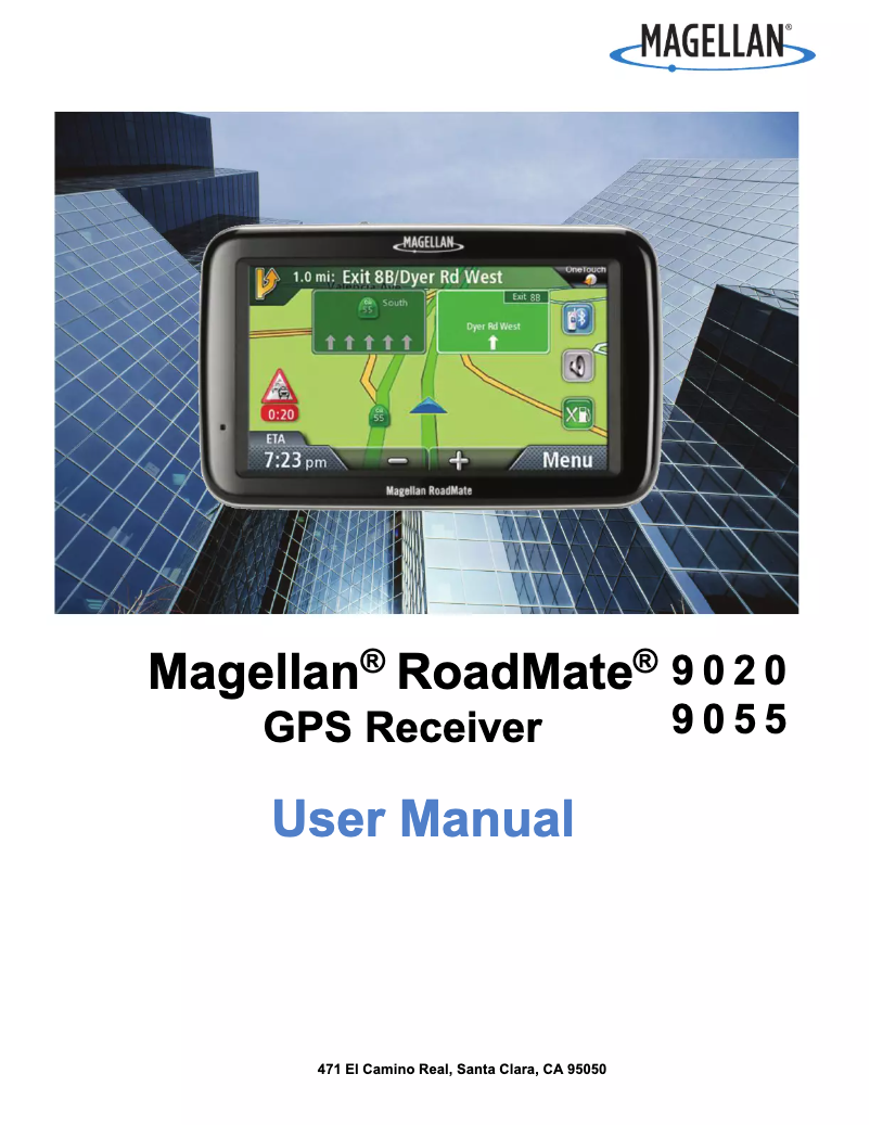 Page n°1 - Manuel utilisateur Magellan RoadMate 9055-LM