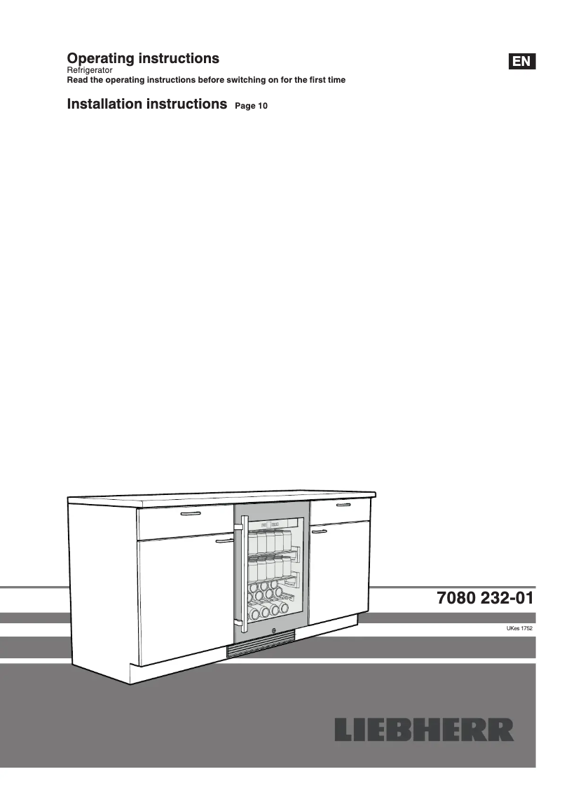 Image de la première page du manuel de l'appareil UKes 1752