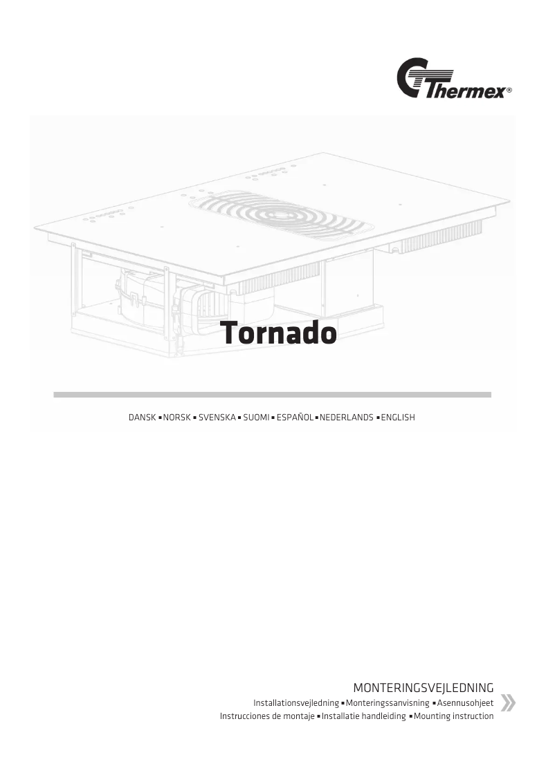 Page 1 de la notice Guide d'installation Thermex Tornado