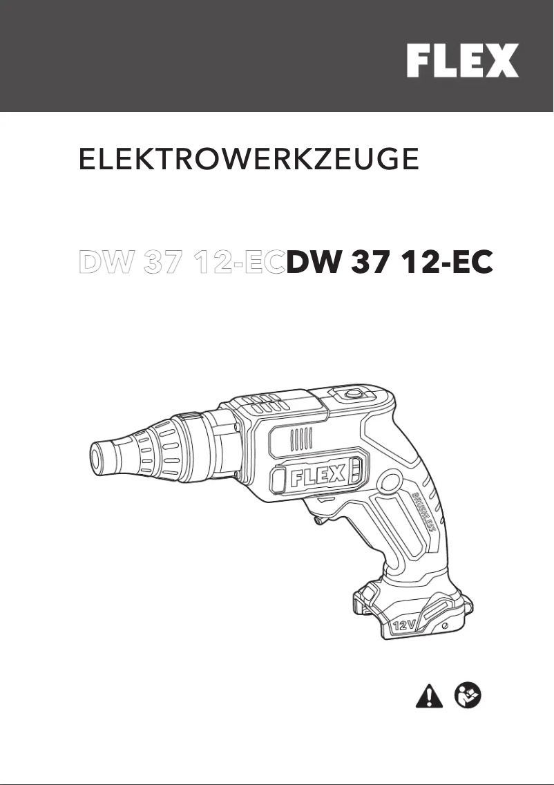 Page 1 de la notice Manuel utilisateur Flex DW 37 12-EC