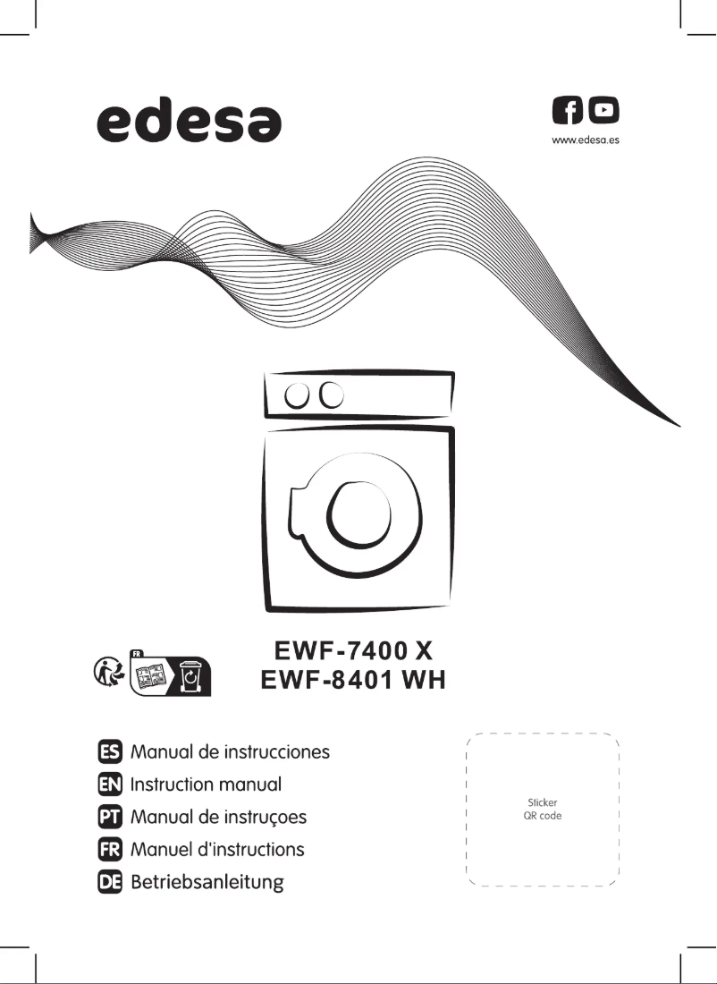 Page n°1 - Manuel utilisateur Edesa EWF-7400 X