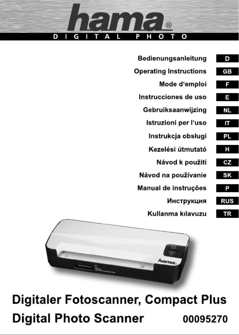 Page n°1 - Manuel utilisateur Hama Compact Plus