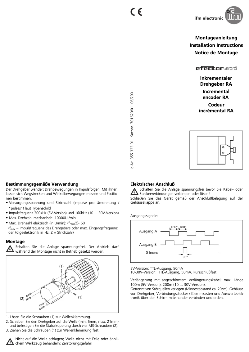 Image de la première page du manuel de l'appareil RA1005