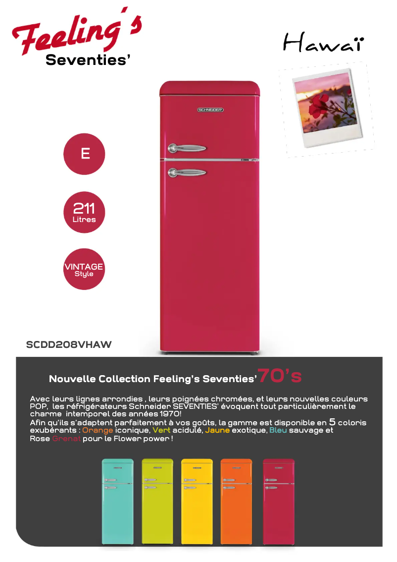 Image de la première page du manuel de l'appareil SCDD208VHAW