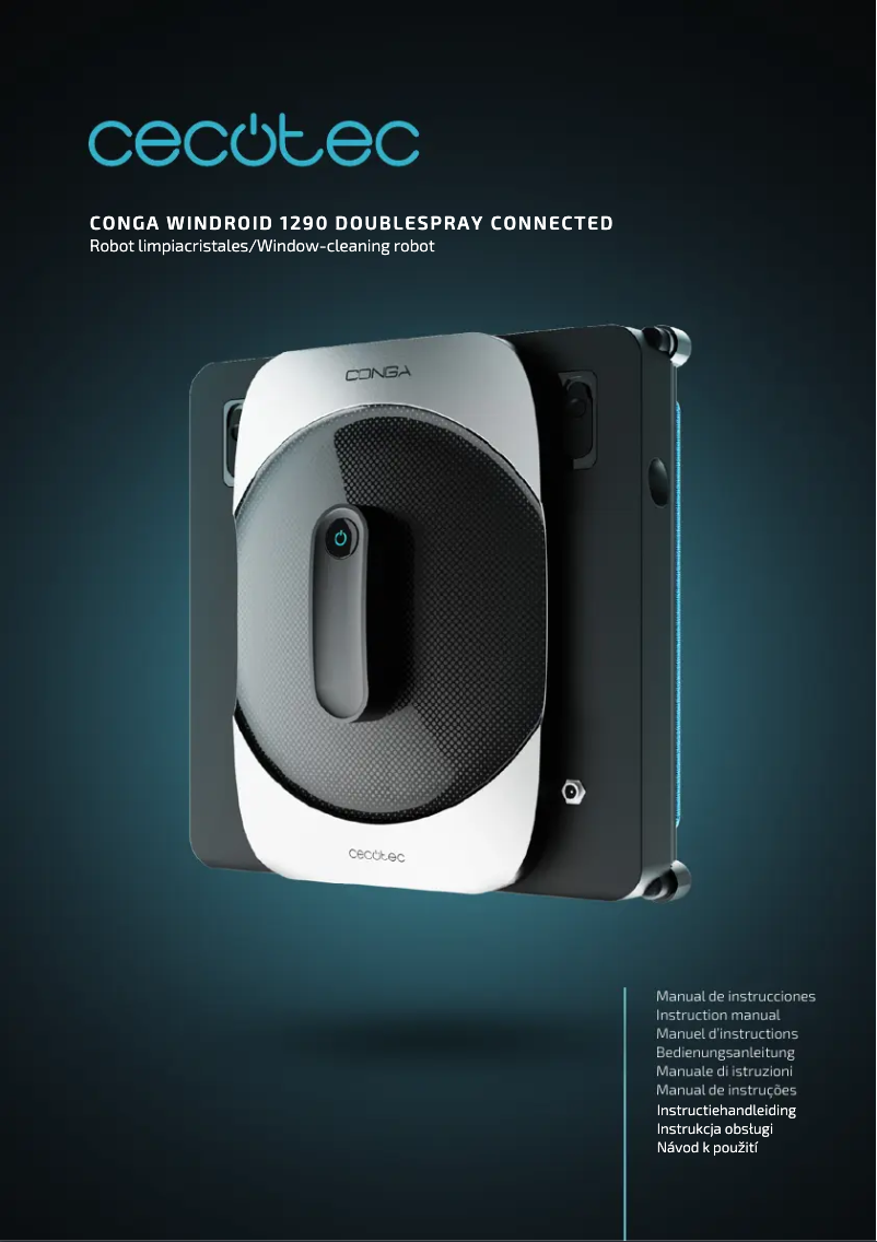 Página 1 del manual Manual de usuario Cecotec Conga Windroid 1290 DoubleSpray Connected