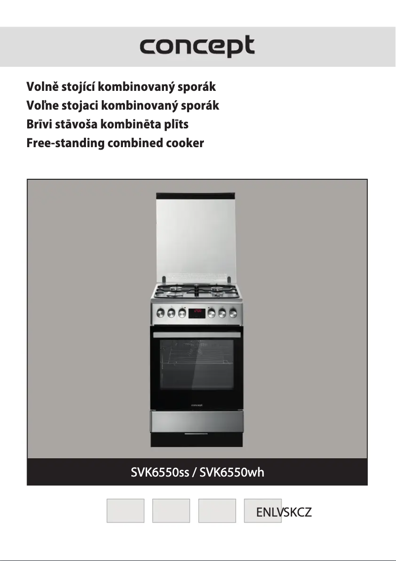 Page 1 de la notice Manuel utilisateur Concept SVK6550SS