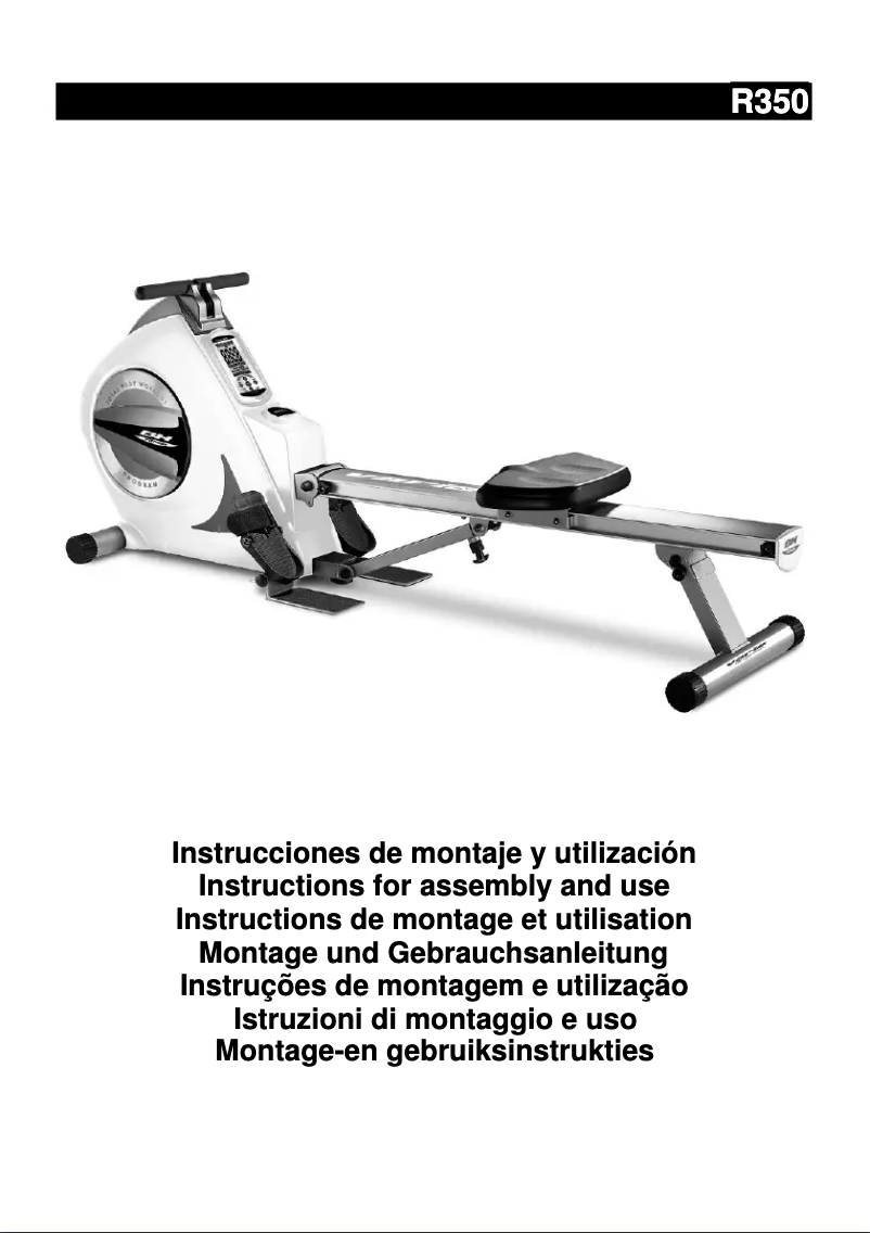 Page 1 de la notice Manuel utilisateur BH Fitness Vario Program R350
