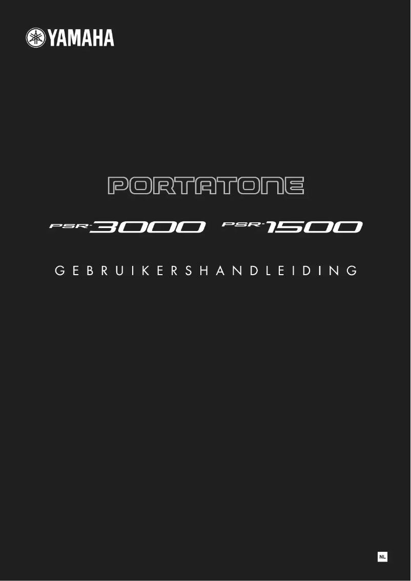 Page 1 de la notice Manuel utilisateur Yamaha Portatone PSR-1500