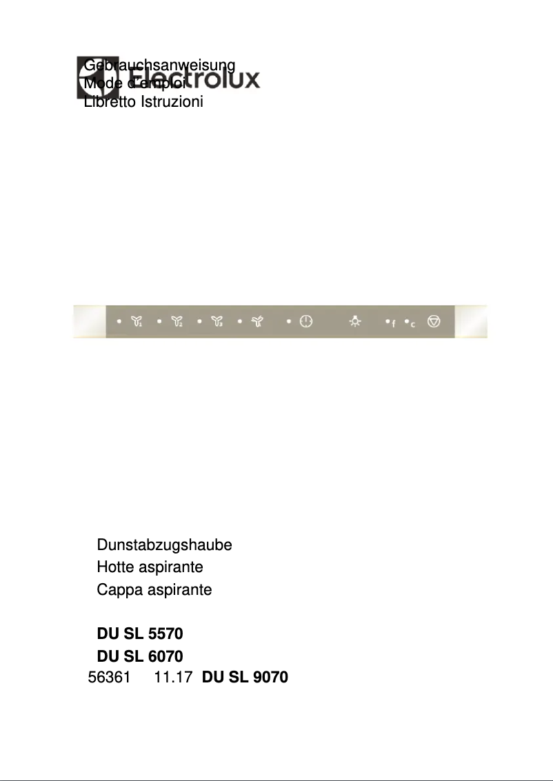 Image de la première page du manuel de l'appareil DUSL6070CN