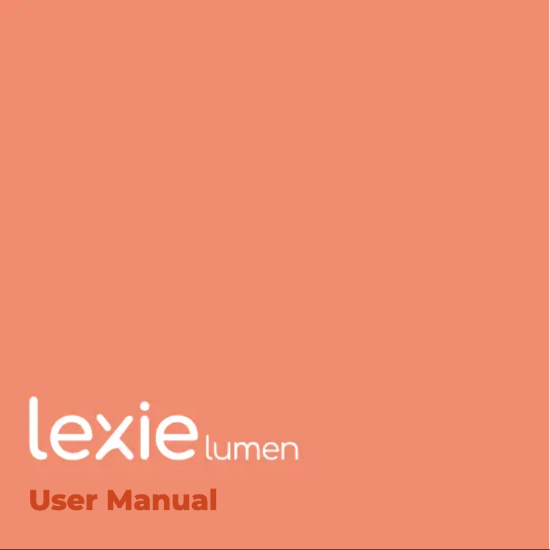 Page 1 de la notice Manuel utilisateur Lexie Lumen