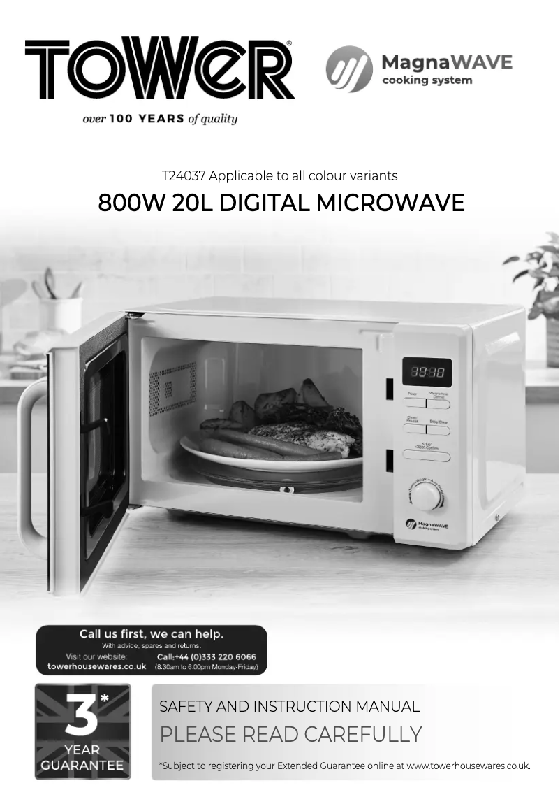 Imagen de la primera página del manual del dispositivo T24037