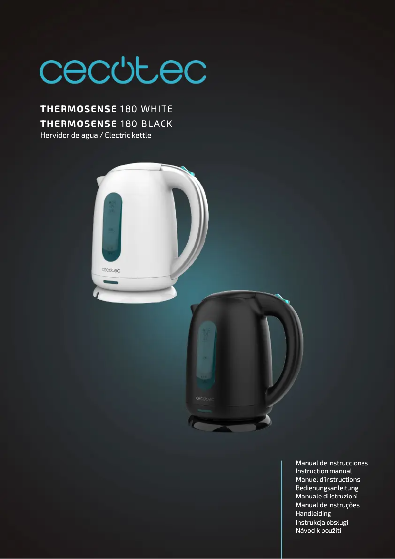 Image de la première page du manuel de l'appareil Thermosense 180