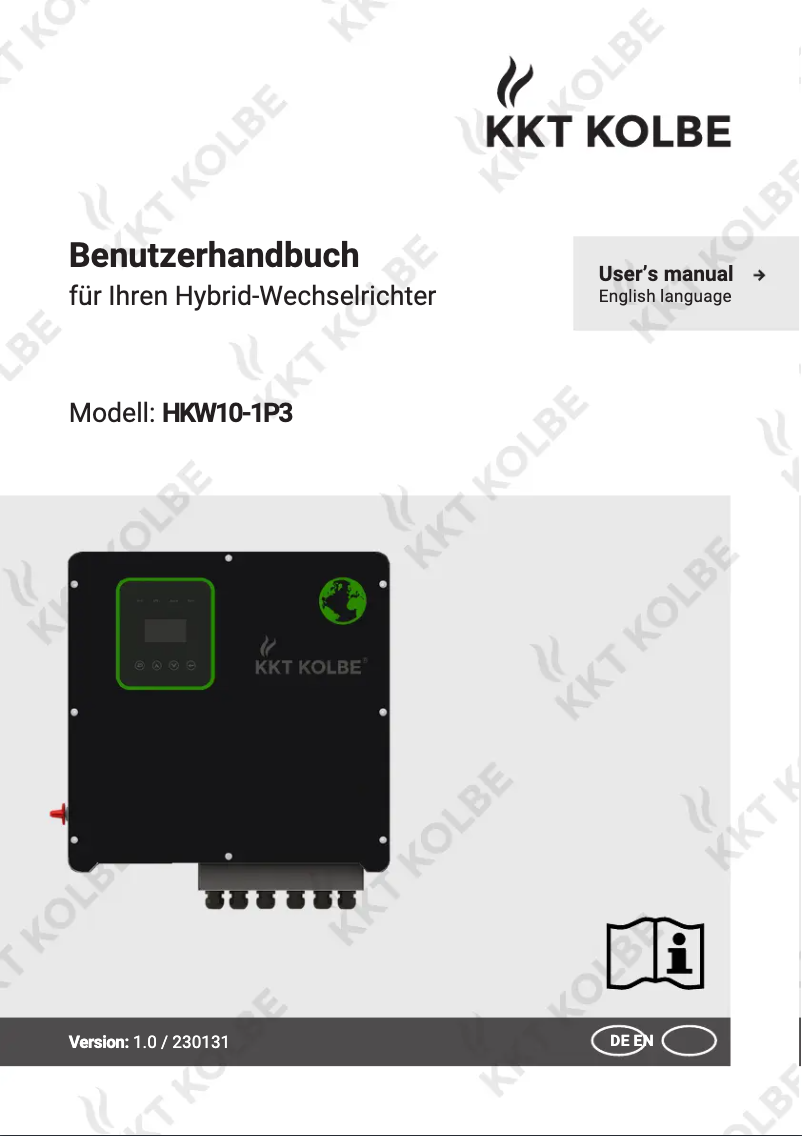 Page 1 de la notice Manuel utilisateur KKT Kolbe POWERSET35