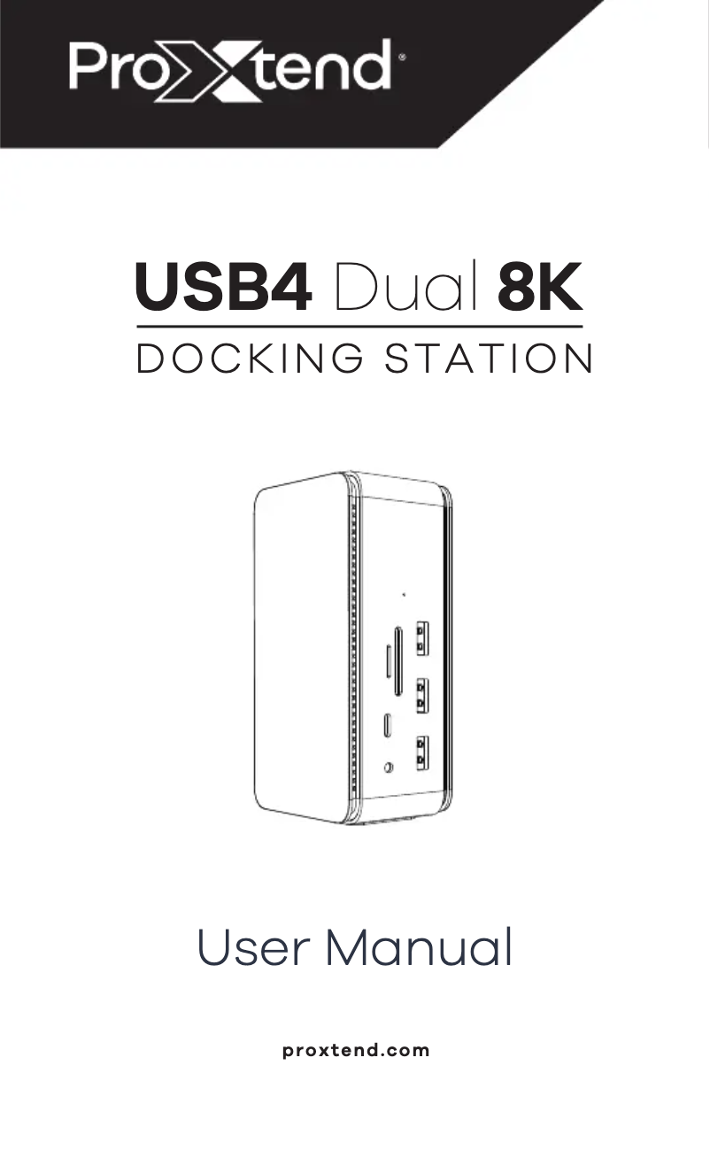 Image de la première page du manuel de l'appareil DOCK2XUSB4