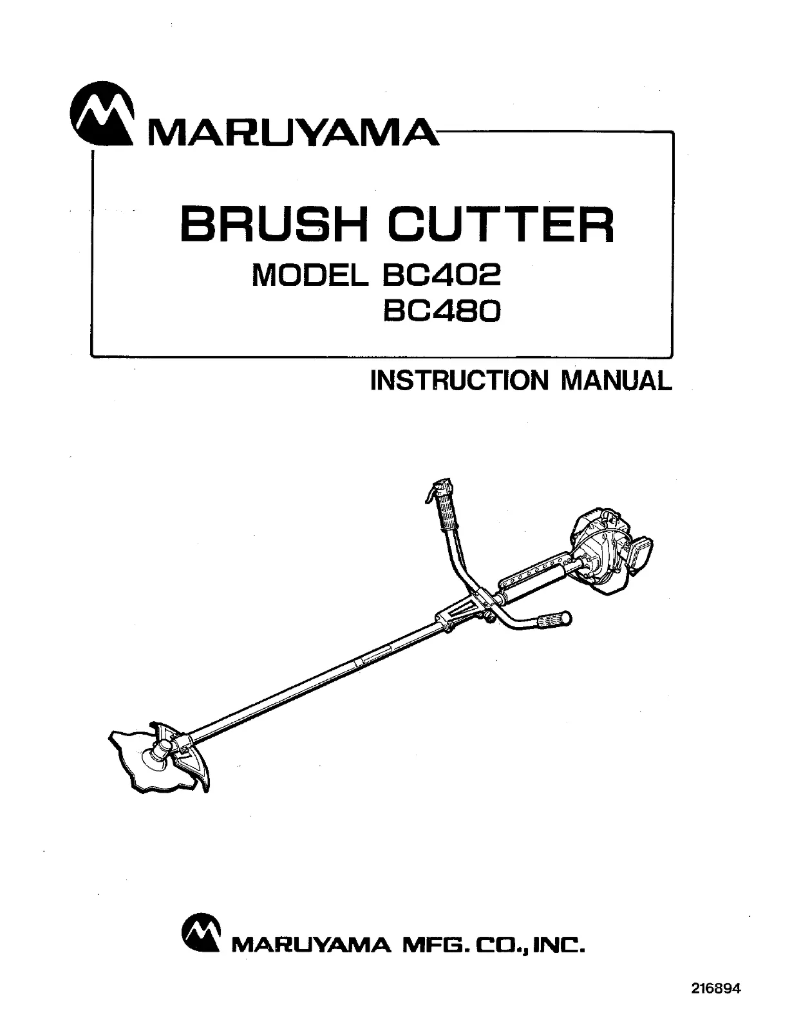 Image de la première page du manuel de l'appareil BC480