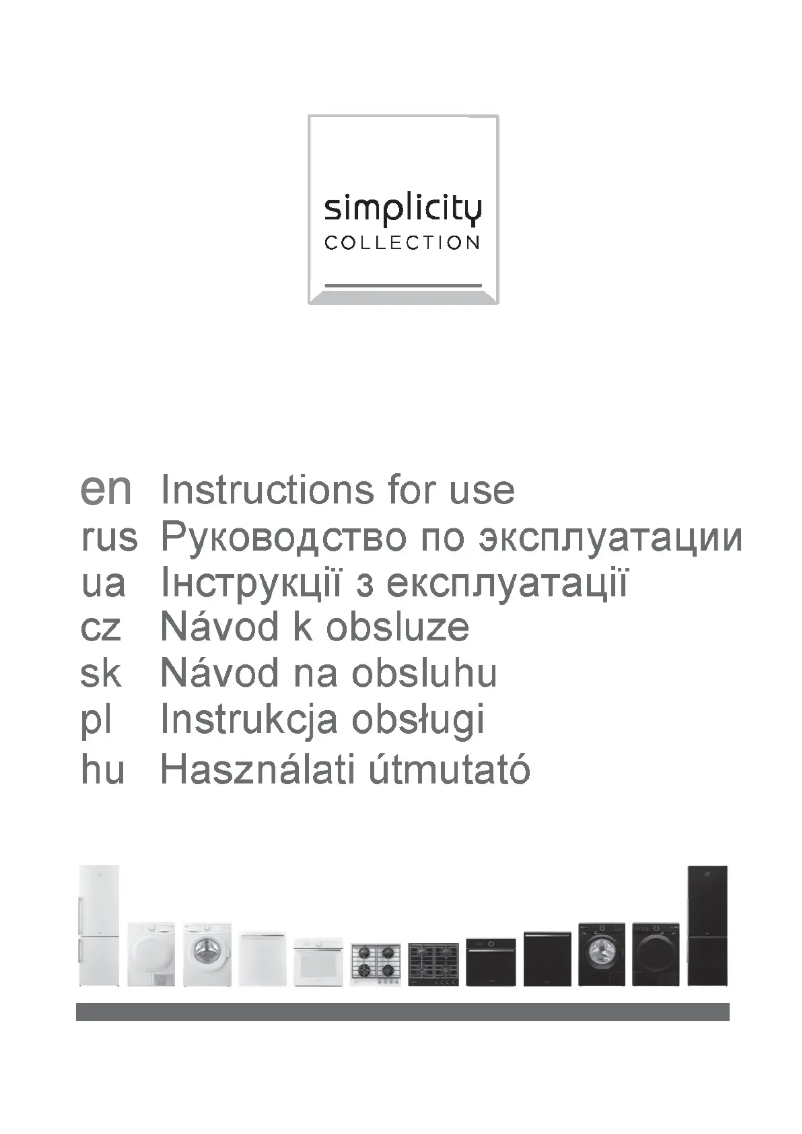 Image de la première page du manuel de l'appareil GKTG6SY2W