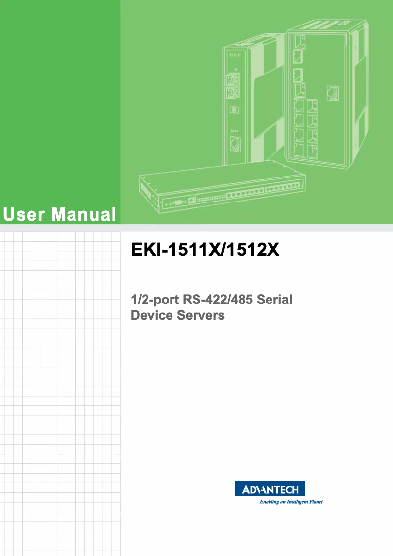 Page n°1 - Manuel utilisateur Advantech EKI-1512X