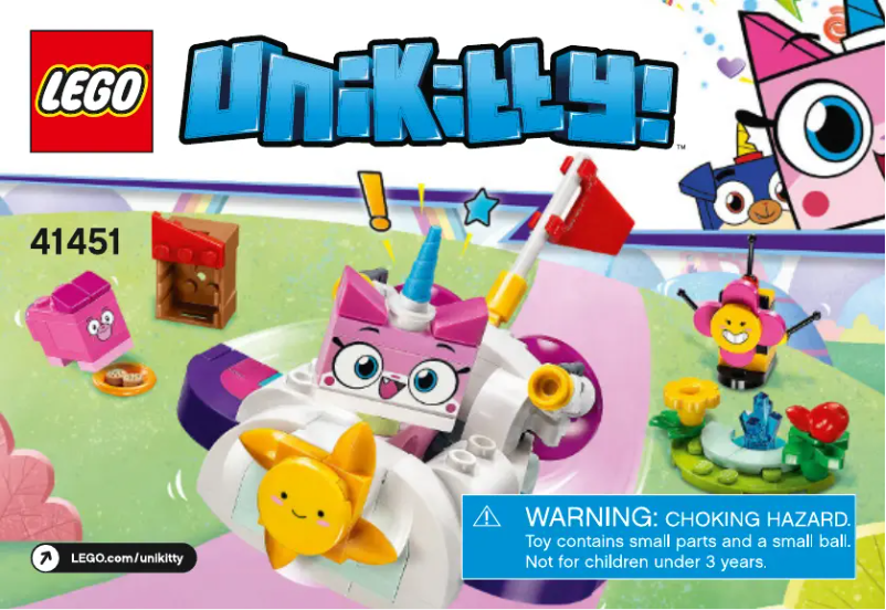 Page 1 de la notice Manuel utilisateur Lego Unikitty 41451