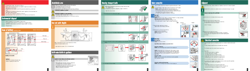 Page 1 de la notice Guide d'installation Siemens WD14H420GB