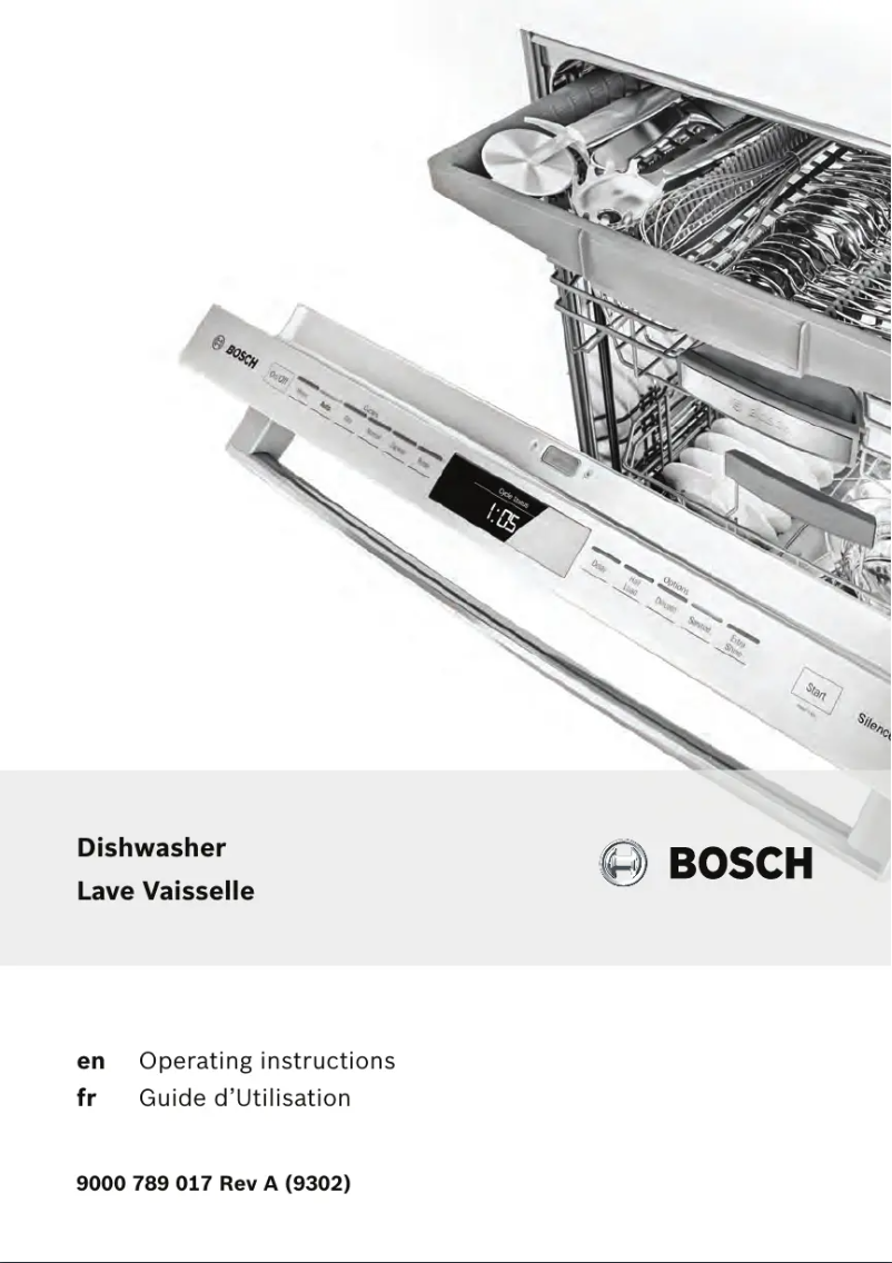 Page n°1 - Manuel utilisateur Bosch 800 Series SHE65T52UC