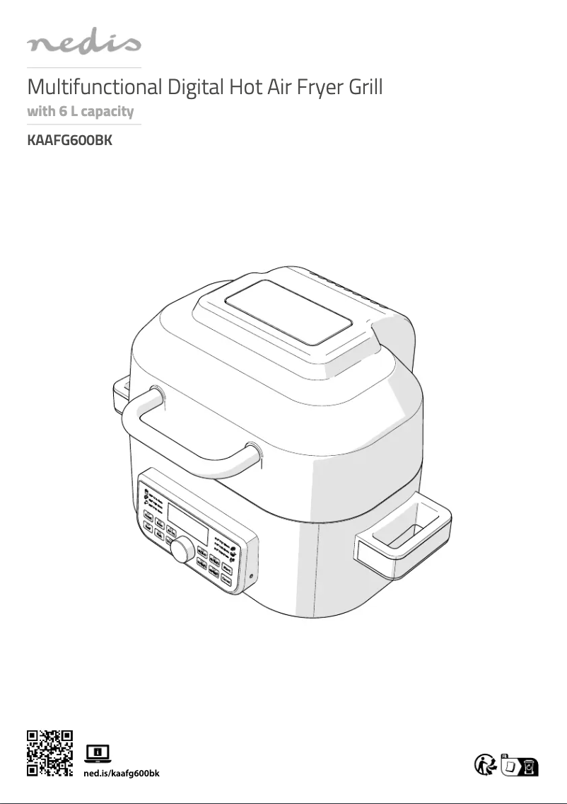 Page n°1 - Manuel utilisateur Nedis KAAFG600BK