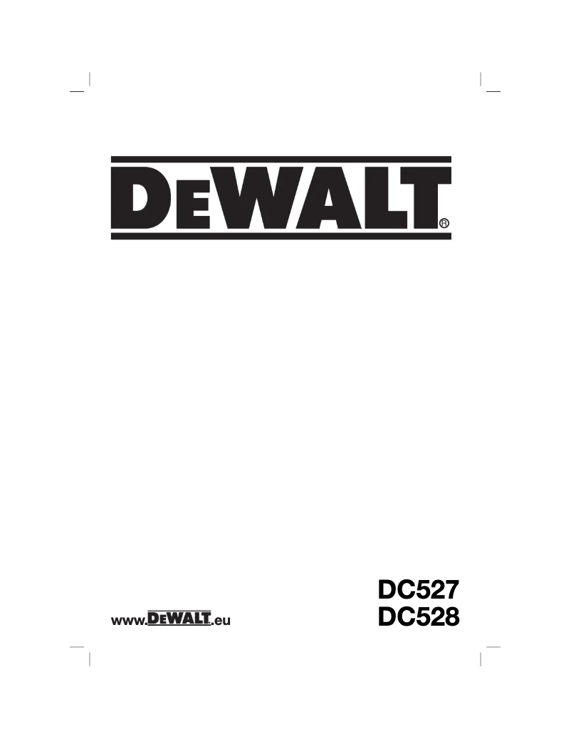 Image de la première page du manuel de l'appareil DC527