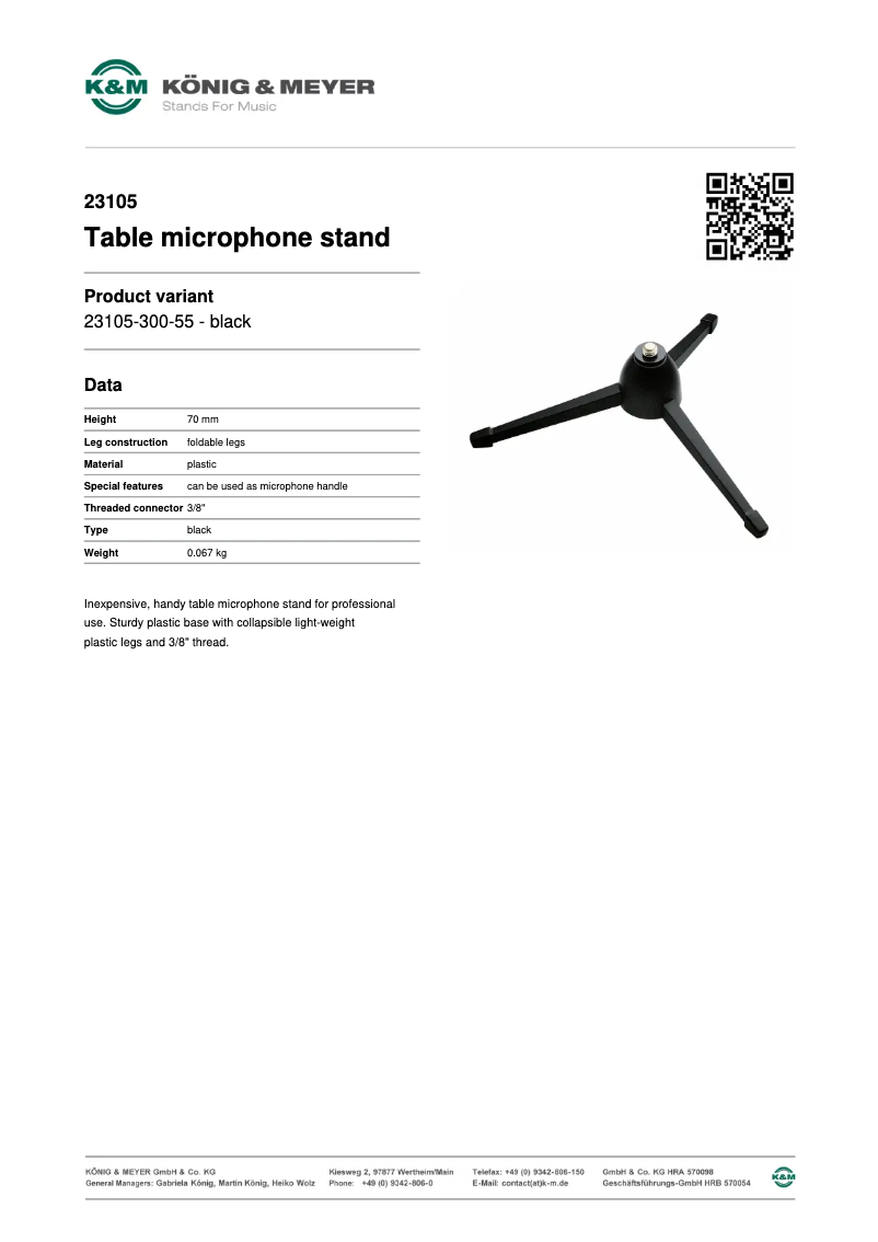 Image de la première page du manuel de l'appareil 23105