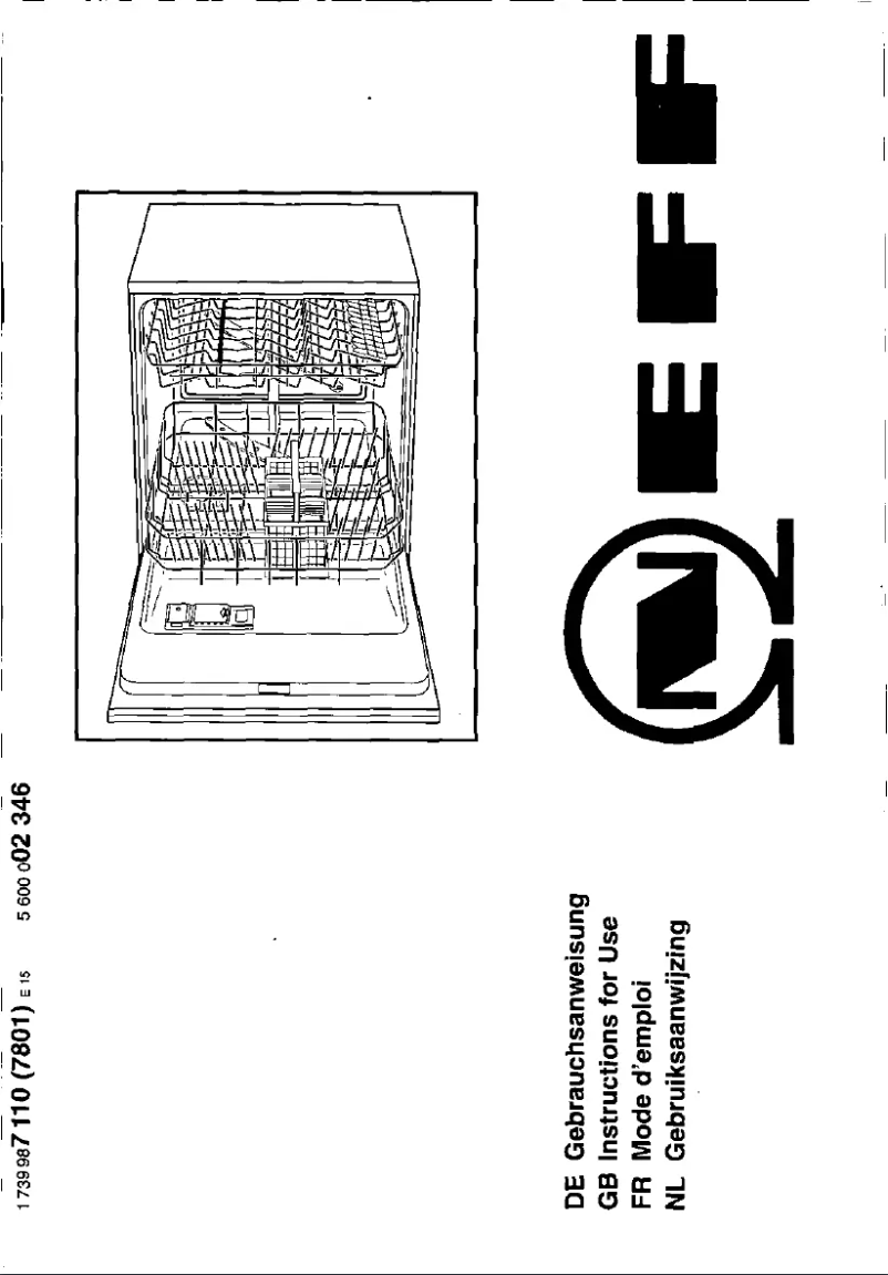 Page 1 de la notice Manuel utilisateur Neff S4456N