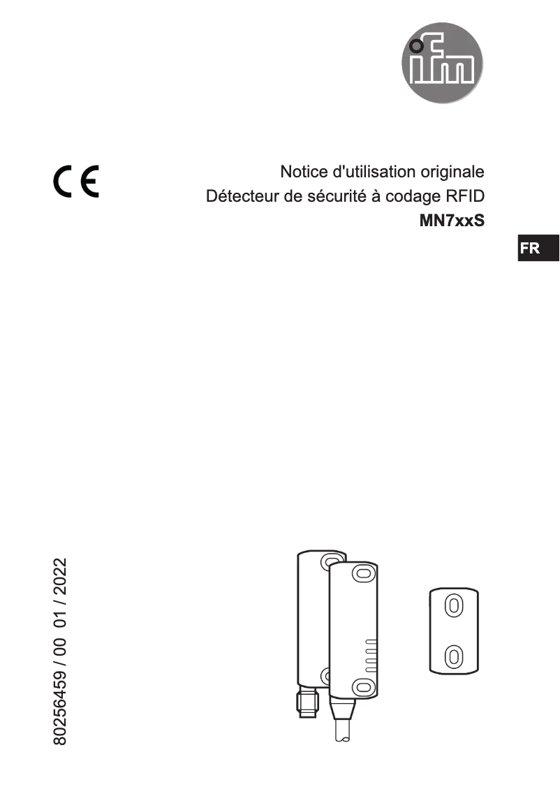 Page 1 de la notice Manuel utilisateur IFM MN700S
